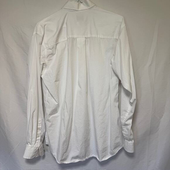Cinch Mens White Button Down Long Sleeve Shirt XS Western Classic Fit Solid Work - Picture 4 of 15